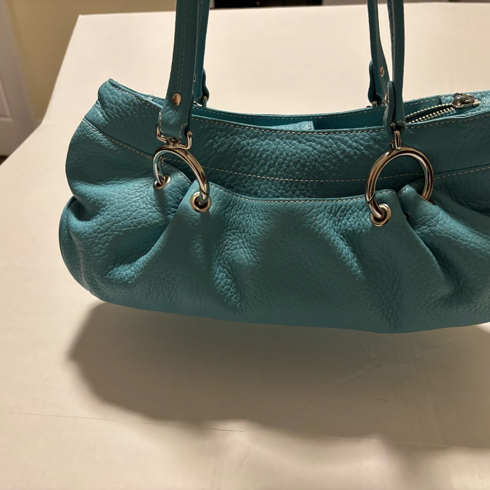 Maxx New York Aqua Blue Shoulder Bag